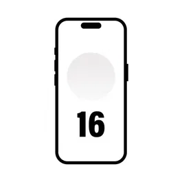 Apple iPhone 16 128GB - Smartphone 6.1" Pantalla Super Retina XDR, 5G, Chip A18, Cámara 48MP, Blanco - MYE93QL/A